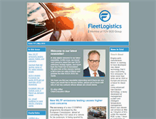 Tablet Screenshot of fleetlogistics.newsweaver.co.uk