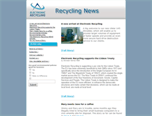 Tablet Screenshot of electronicrecycling.newsweaver.ie